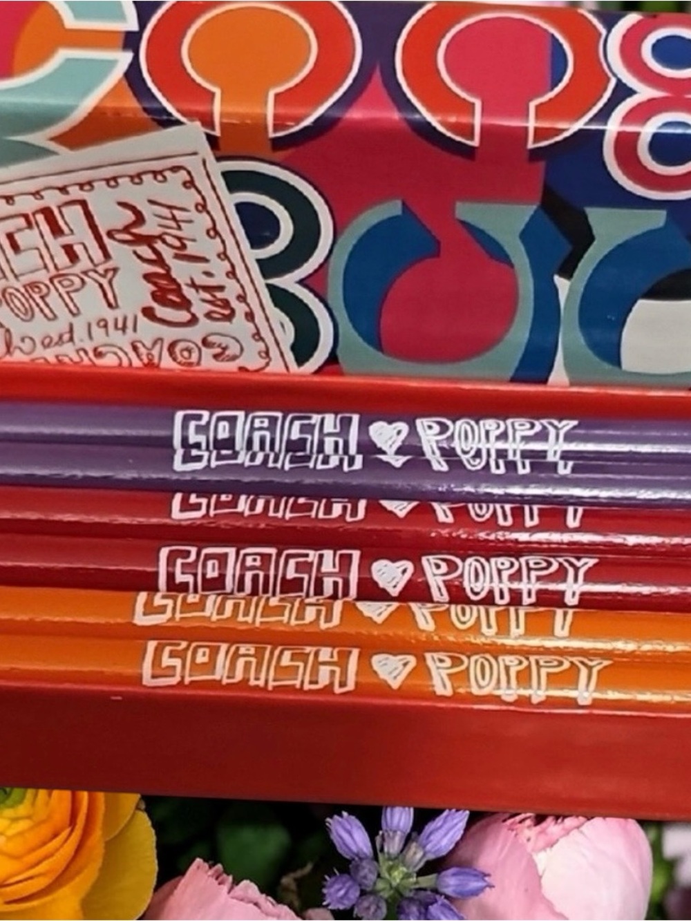 Coach Poppy pencils set of 12 new in box limited edition/ release - Picture 2 of 7